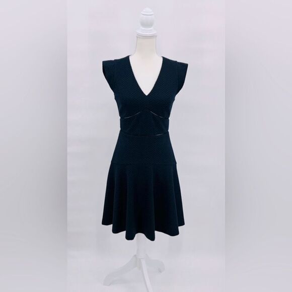 Rebecca Taylor Dress Navy Blue Lace Mini Size  S 2 - Picture 11 of 15